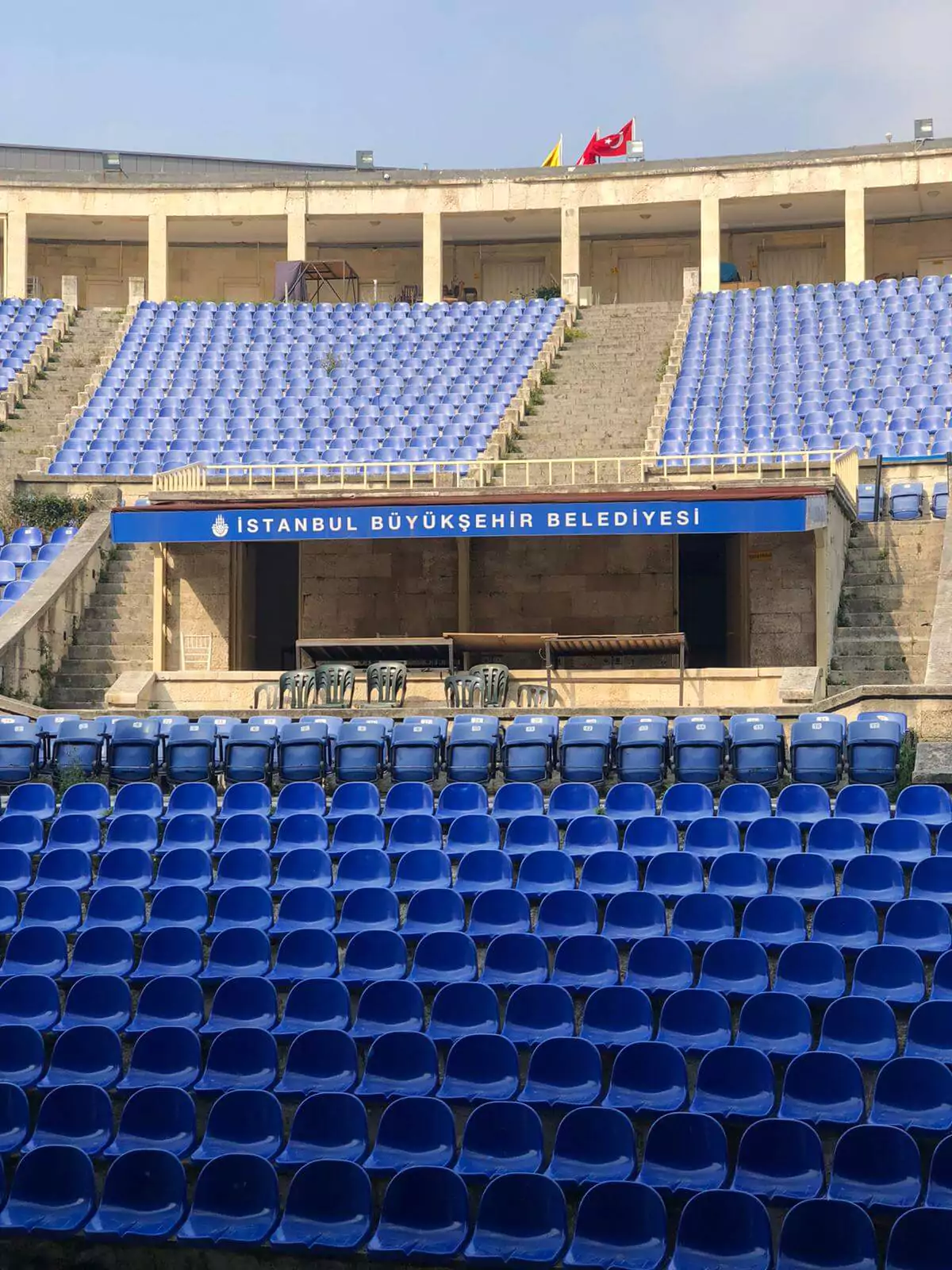 Impact-Resistant Stadium Seats Installed Image
