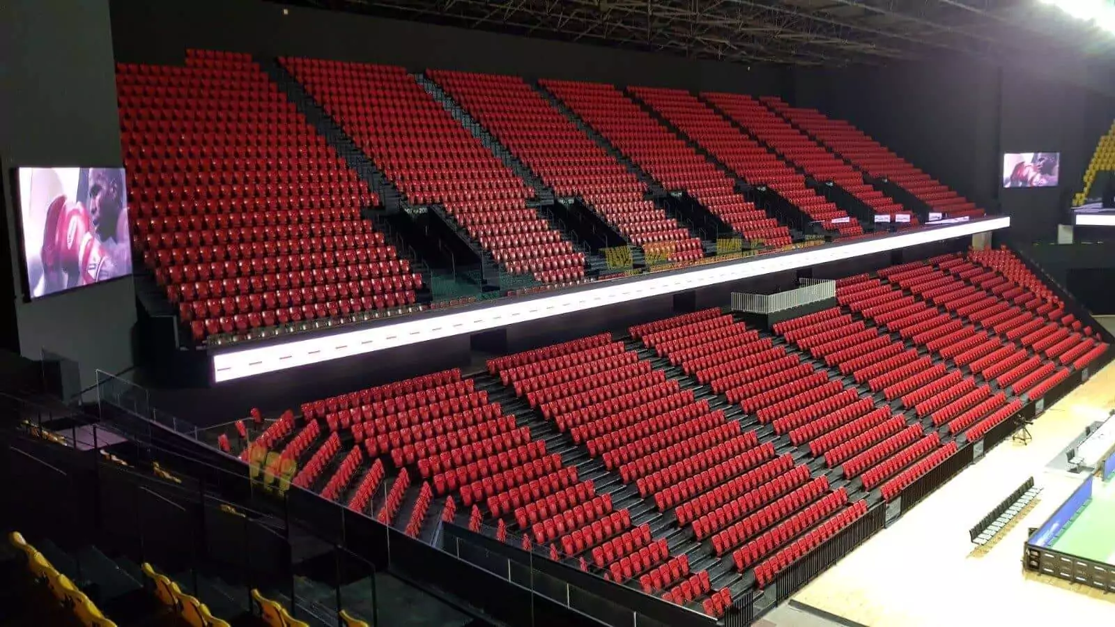 Arena Seating Modules for Basketball Court Image